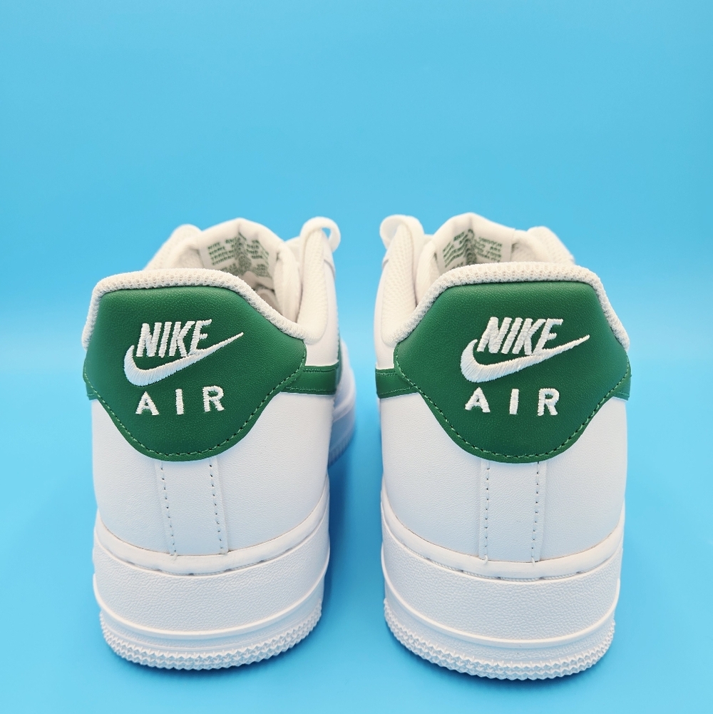 NIKE AIR FORCE 1 '07 White/Green Men's Sneakers  FJ4146 121 #C22 - Picture 4 of 8